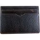 SARTORIAL Leather Card Case Dark Brown Men's Wallet with Slim Design