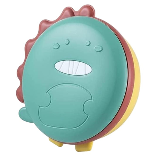 Baby's Insulated Bento Box Stainless Steel Dinosaur Plate Set BPA Free Plastic