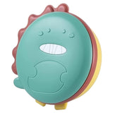 Baby's Insulated Bento Box Stainless Steel Dinosaur Plate Set BPA Free Plastic