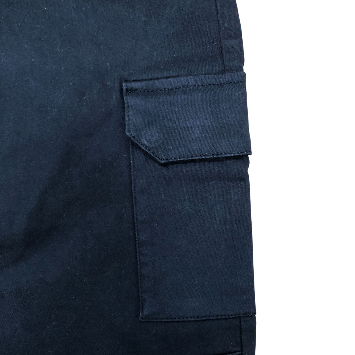 Baukjen Cargo Pants UK10 Women's Navy Cotton Stretch Fitted Trousers