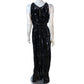 Ted Baker Black Sequinned Jumpsuit Size 16