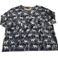 Long Sleeve T-Shirt UK Size XL Women's Animal Print Casual Top