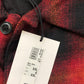 River Island Red Black Checked Overshirt XXL Men's Casual Flannel Jacket