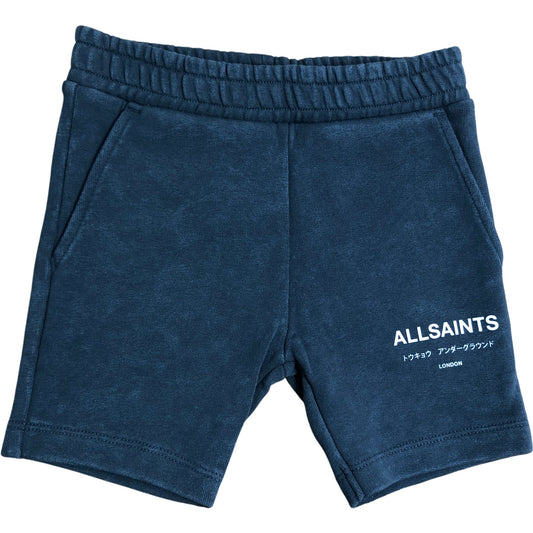 Allsaints UG 12-18 Months Boys Grey Cotton Sweat Shorts