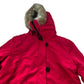 Brave Soul Parka Coat Women's Red Fur Hooded Winter Jacket UK16