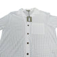River Island White Short Sleeve Shirt Size M Men's Casual Button Up New