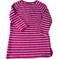 Weird Fish Fox Glove Jumper Size 10 Women's Pink Striped Long Sleeve Top