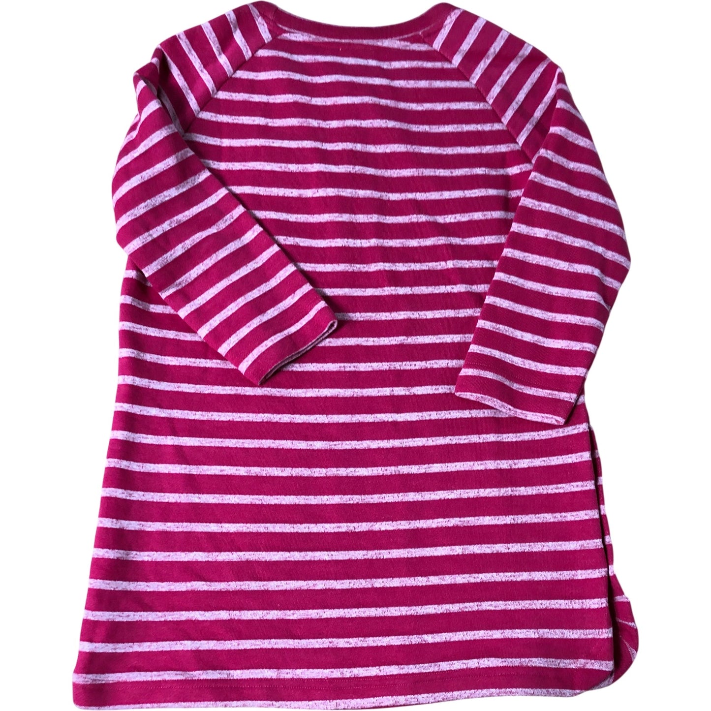 Weird Fish Fox Glove Jumper Size 10 Women's Pink Striped Long Sleeve Top