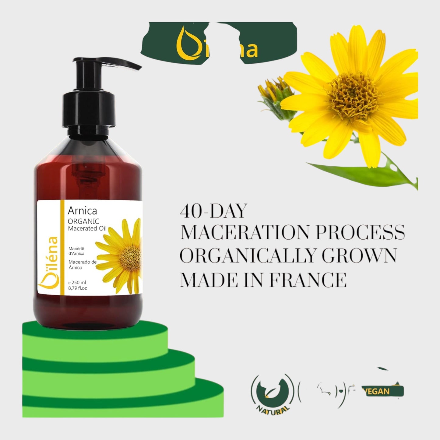 Arnica Organic Macerated Oil 250ml