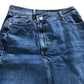River Island Denim Skirt Size 8 UK Women's Blue Straight Cut Casual Style