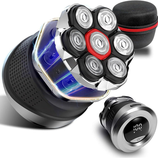 Head Shaver 7D Men's Electric Grooming Device USB Charge Waterproof