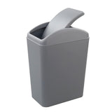 Mayish 20L Plastic Trash Swing Top Bin Grey