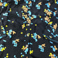 Long Sleeve Shirt Women's Size UK6 Floral Print Black Viscose Top