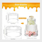 Acrylic Fillable Round Cake Stand with LED Lights - Two Pieces