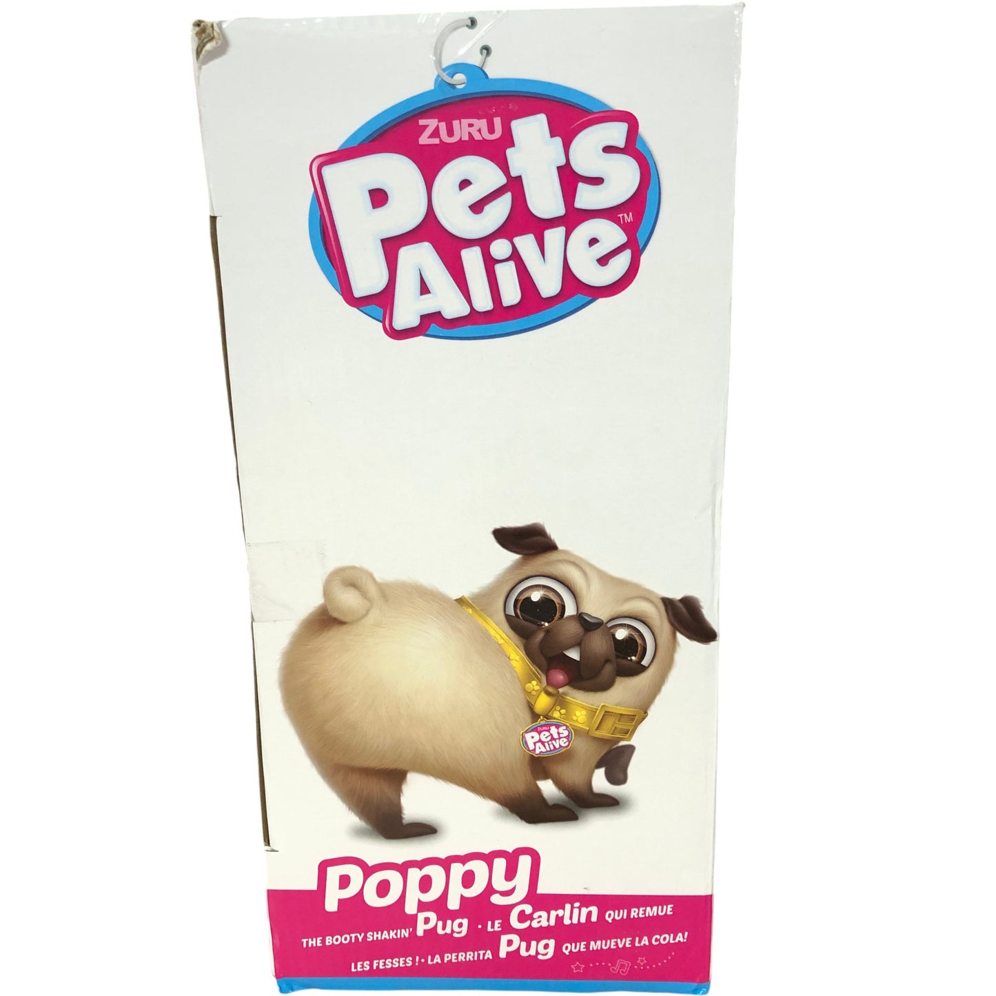 ZURU Pets Alive Poppy The Booty Shakin Pug Kids Toy Interactive Plush Animal