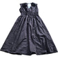 Baukjen Kyrah Cotton Waisted Midi Dress Dark Chocolate Size 12