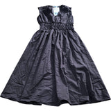 Baukjen Kyrah Cotton Waisted Midi Dress Dark Chocolate Size 12