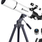 Eaconn Refractor Telescope 70mm Portable Beginner with Adjustable Tripod