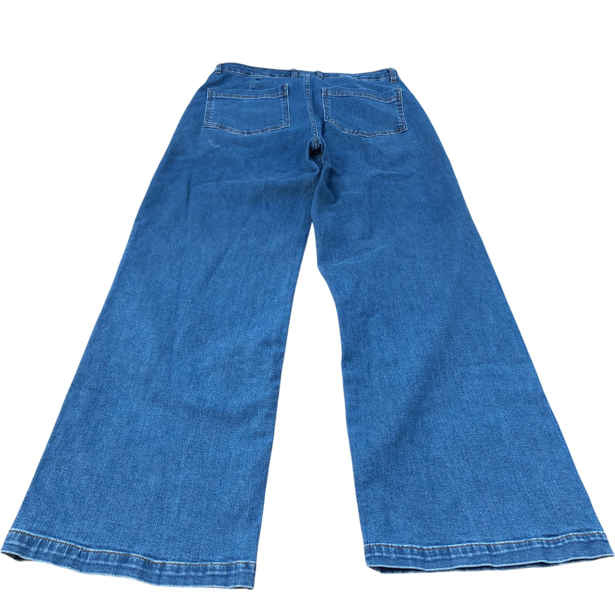 Baukjen Wide Leg Jeans Women's Size 12 Organic Cotton Blue Casual Wear