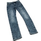 River Island Skinny Jeans Children's Denim Blue Stretch Fit Light Wash 8 Years