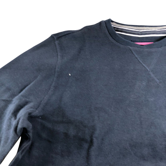 Crew Clothing Company Sweatshirt XL Men's Navy Blue Long Sleeve Cotton