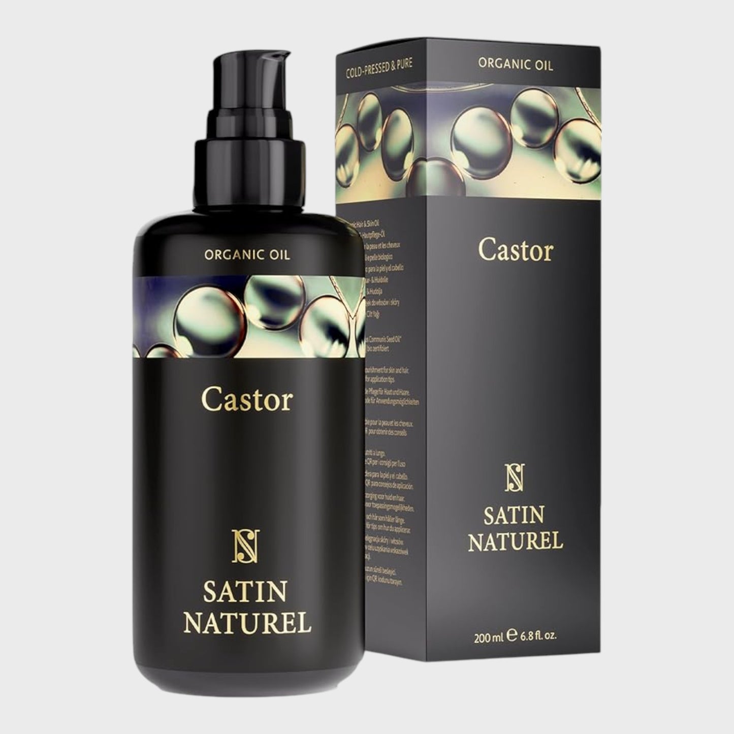 Satin Naturel Organic Hair Growth Castor Oil - 200ml