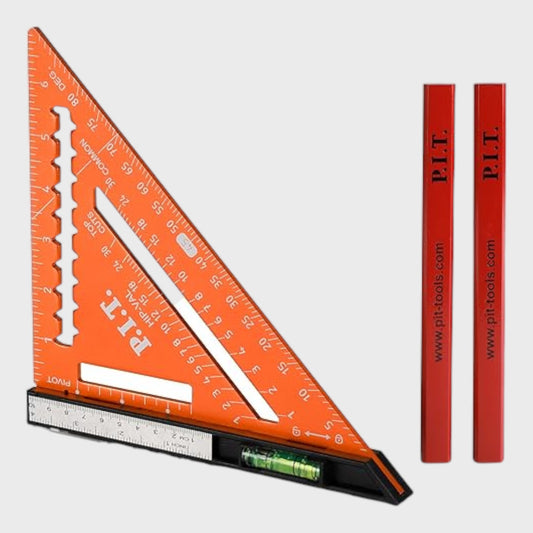 Multifunctional Square Orange Ruler