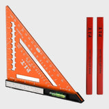 Multifunctional Square Orange Ruler