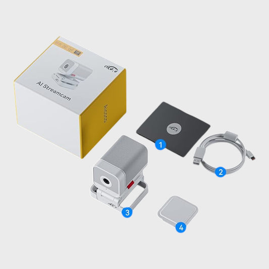 Aicoco AI Tracking Dual Microphone Webcam Streaming Camera