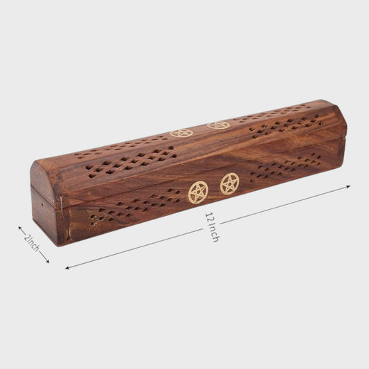 Coffin Box Wooden Incense Holder