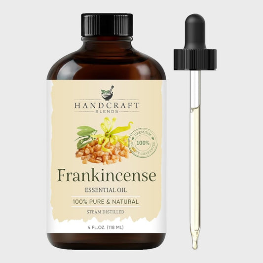 Handcraft Blends Frankincense Essential Oil with Glass Dropper - 118ml