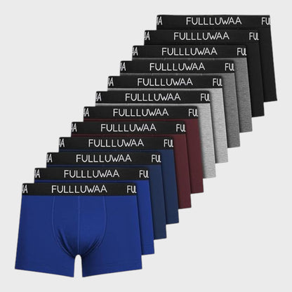 Fullluwaa Men's Boxer Shorts 12 Pack