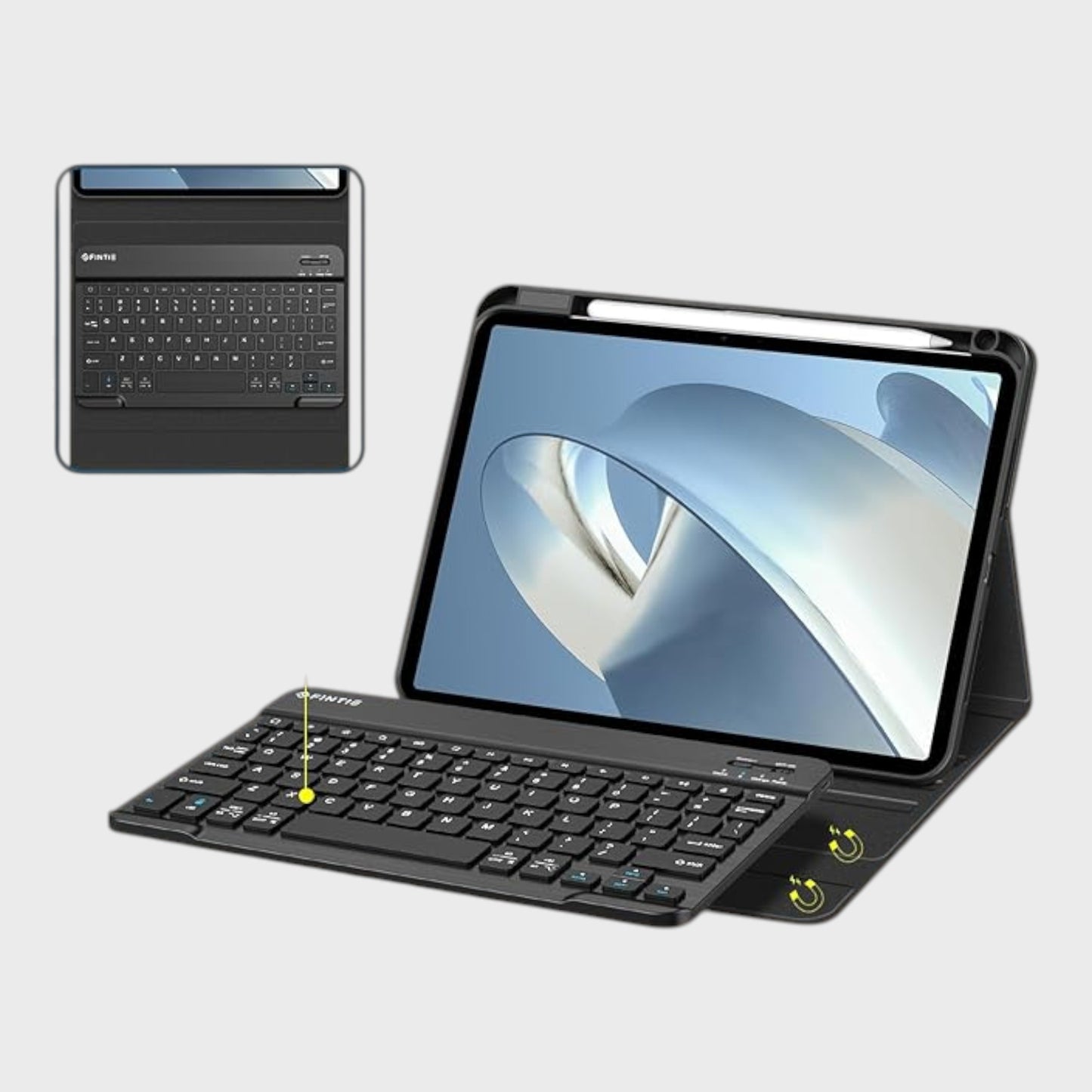 Fintie Wireless Keyboard with Case for iPad Pro 11" (2024)