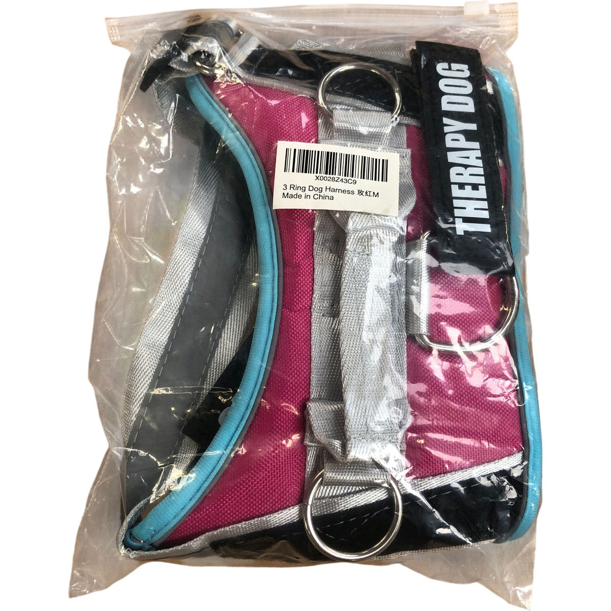 Three Ring Dog Harness Medium Therapy Dog Do Not Pet Service In Training