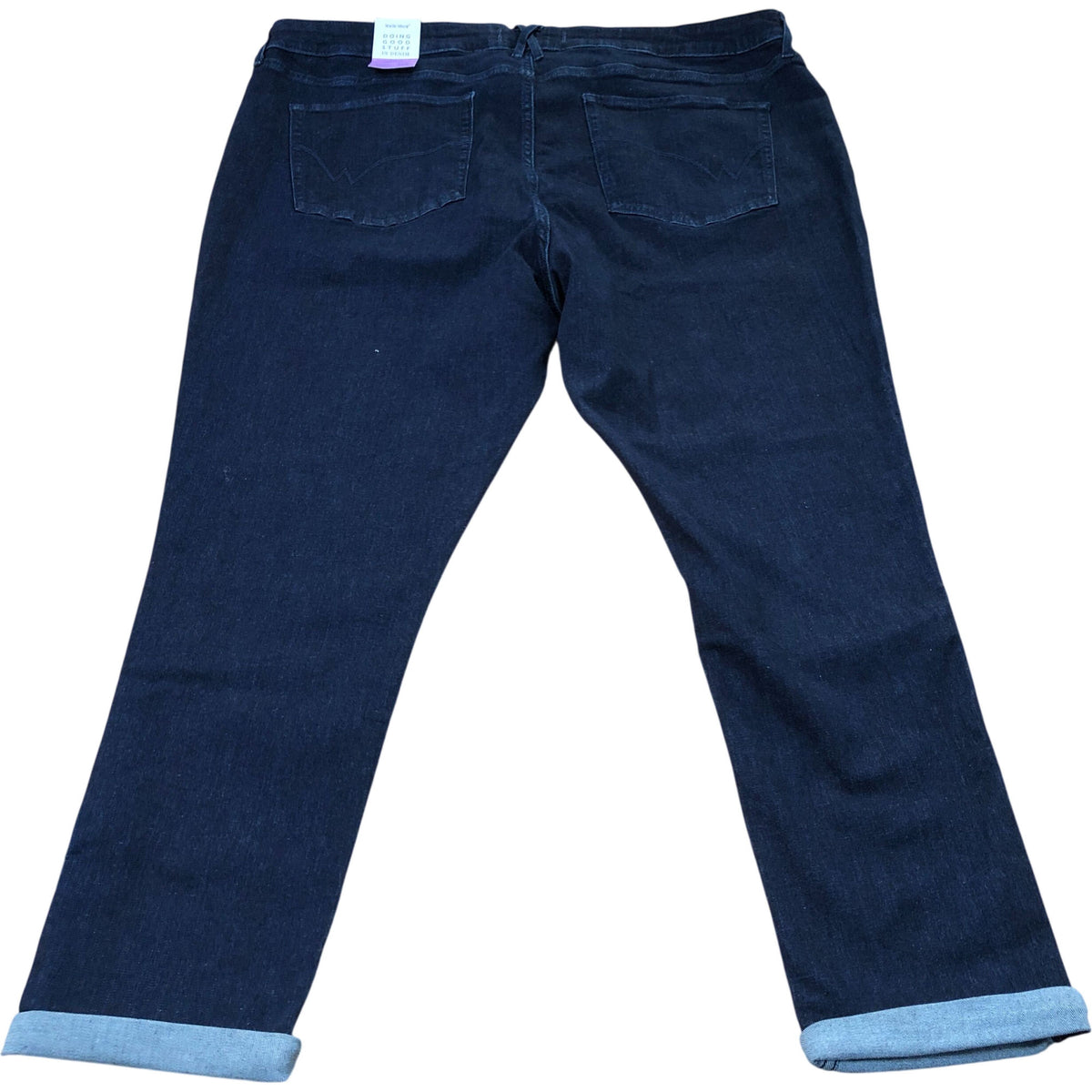 Amelia Skinny Jeans Dark Denim Stretchy Cotton Blend Size 22