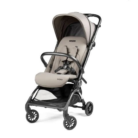 Peg Perego Volo Lightweight Compact Stroller Beige Hand Luggage Size