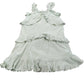 River Island Girls Dress 12 Years  Mint Green Ruffle Sleeveless Summer Dress