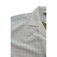 River Island Mens Casual Short Sleeve Shirt Size XL White Patterned Button Up