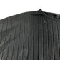 River Island Black Ribbed Tie Waist Top UK XL Women's Short Sleeve