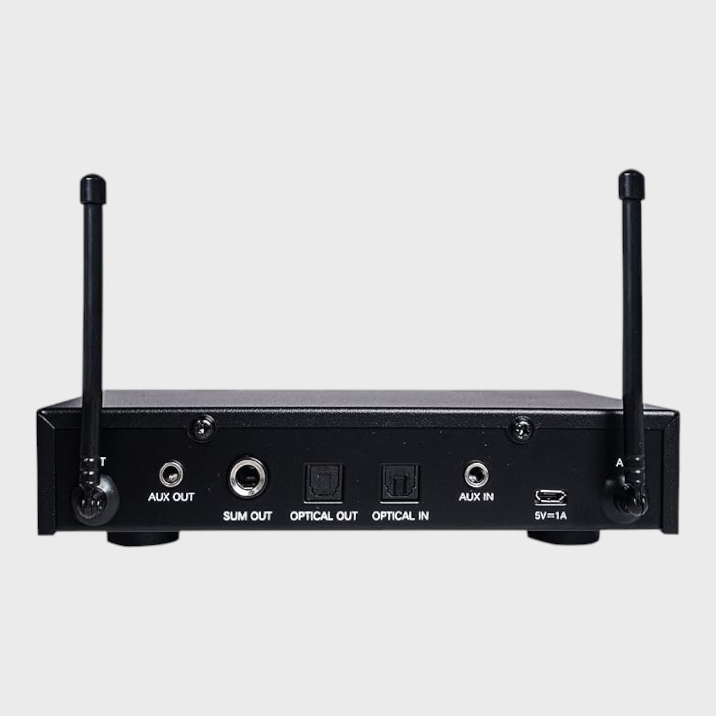 Sound Town 4 Channel Wireless Karaoke Mixer System - 2 Mics