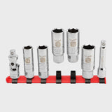 LINEDL Spark Plug Socket Set 3/8 Inch 12 Point Chrome Vanadium