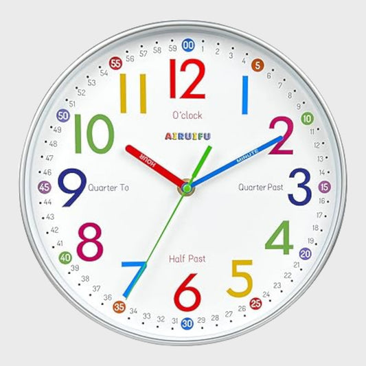 Learn How To Tell The Time Wall Clock