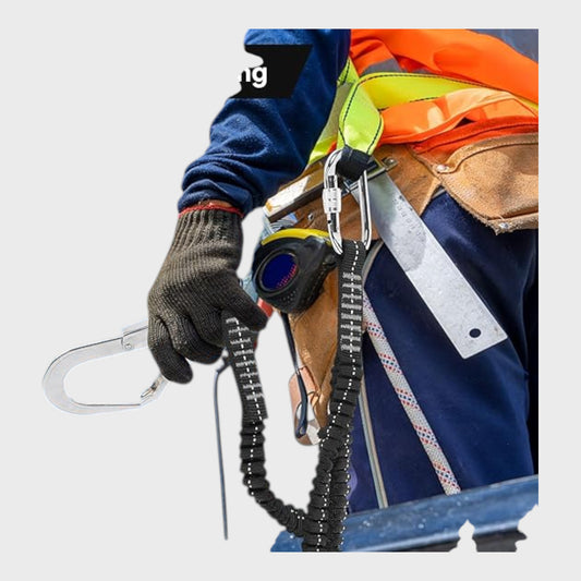 Elastic Hook Double Belt Safety Harness - 25KN - 2500KG
