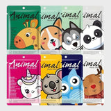Animal Sheet Face Masks - 8 Pieces