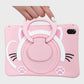 Pink Cat Silicone Tablet Case