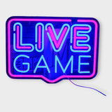 'Live Game' Neon Sign