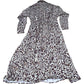 Baukjen Leanne Printed Midi Dress Plum Leopard