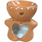 Cute Gingerbread Man Candle Warmer Ceramic Oil Burner