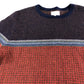 Navy Multi Mixed Pattern Crew Sweater UKXXL Men's Knitted Jumper