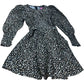 Lipsy London Leopard Print Dress UK6 Women's Long Sleeve